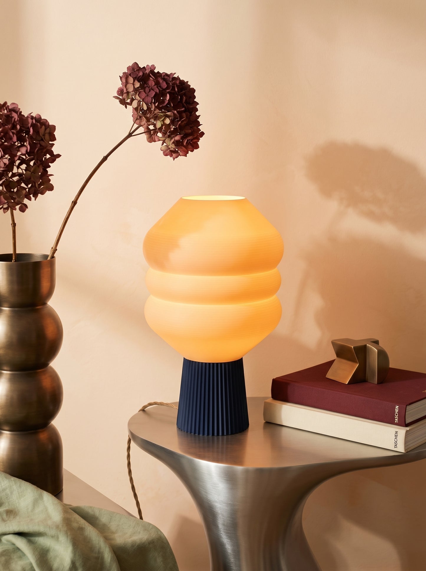 Big Koki NightBlue — Lampe de Table Design Biosourcée