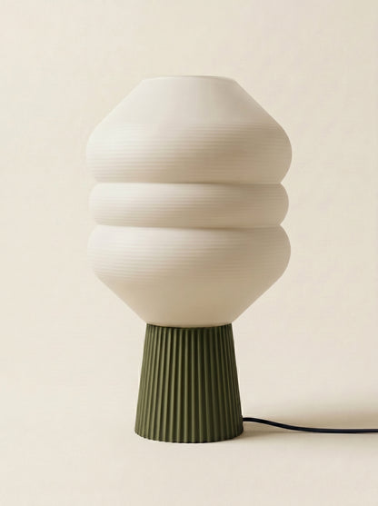 Big Koki GreenOlive — Lampe de Table Design Biosourcée