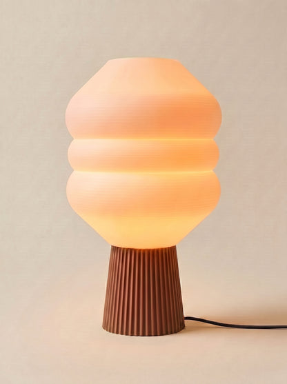 Big Koki Terracotta — Lampe à poser design biosourcée