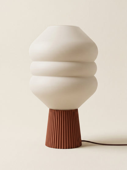 Big Koki Terracotta — Lampe de Table Design Biosourcée